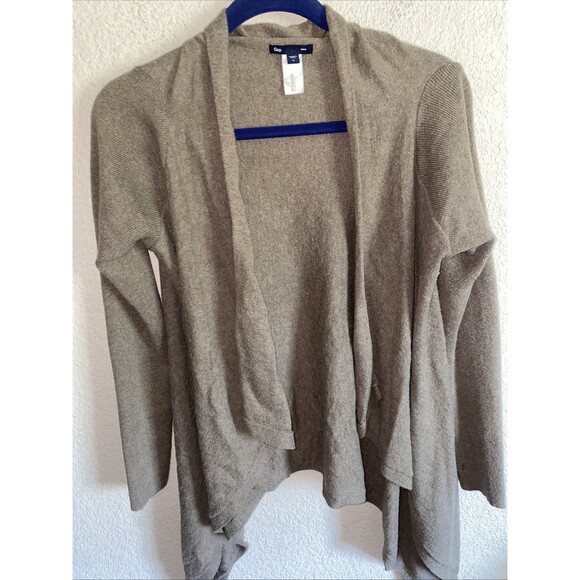 GAP Alpaca Blend Waterfall Open Cardigan Sweater Knit Long Sleeve S Cottage - Picture 5 of 10
